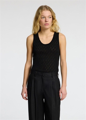 Agny sl knit top Sort Selected Femme 